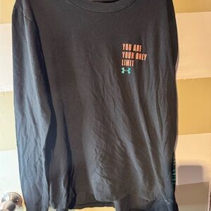 Under Armour Black HeatGear Long Sleeve Shirt